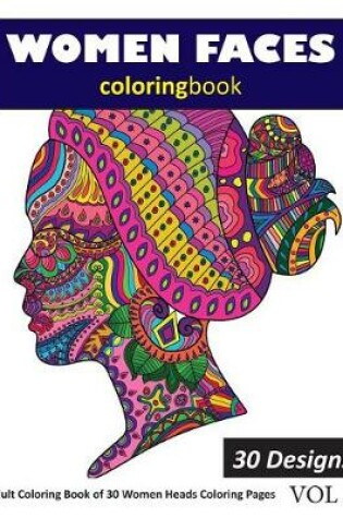 Cover of Women Faces Coloring Book