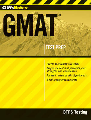 Cover of Cliffsnotes GMAT