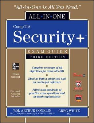 Book cover for CompTIA Security+ All-in-One Exam Guide, Third Edition (Exam SY0-301)