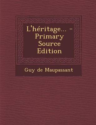 Book cover for L'Heritage... - Primary Source Edition