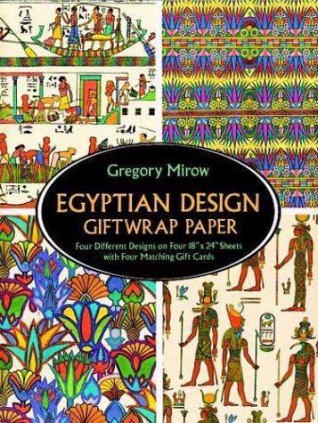 Book cover for Egyptian Design Giftwrap Paper