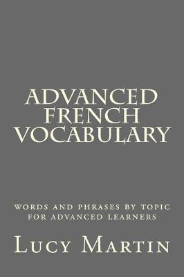 Book cover for Advanced French Vocabulary