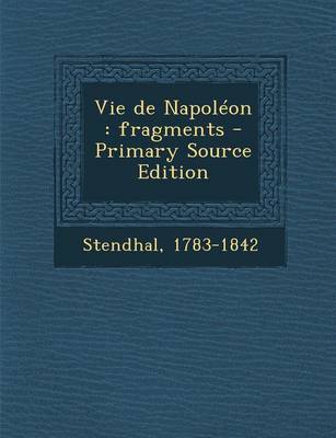 Book cover for Vie de Napoleon