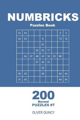 Cover of Numbricks Puzzles Book - 200 Normal Puzzles 9x9 (Volume 7)