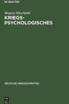 Book cover for Kriegspsychologisches