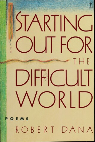 Book cover for Starting Out for the Difficult World