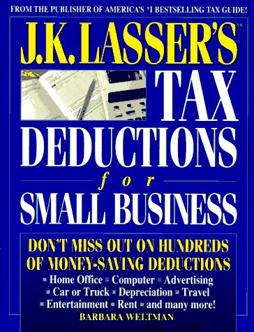 Cover of J.K. Lasser's Tax Deductions for Small Business