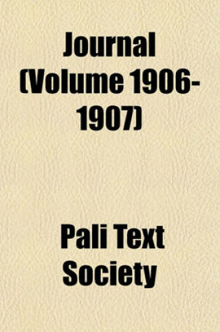 Cover of Journal (Volume 1906-1907)