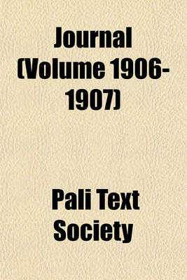 Book cover for Journal (Volume 1906-1907)