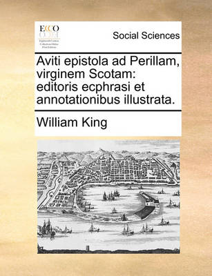 Book cover for Aviti Epistola Ad Perillam, Virginem Scotam