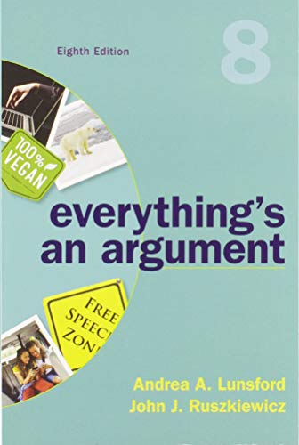 Book cover for Everything's an Argument 8e & Documenting Sources in APA Style: 2020 Update