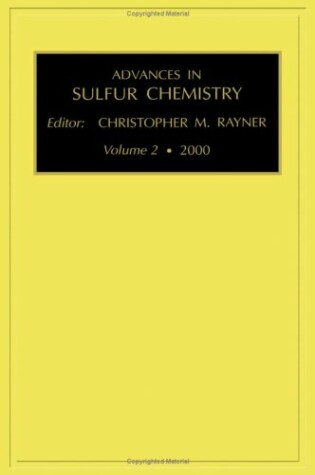 Cover of Advances in Sulfur Chemistry
