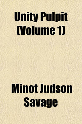 Book cover for Unity Pulpit (Volume 1)