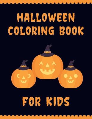 Book cover for Halloween Coloring Book For Kids