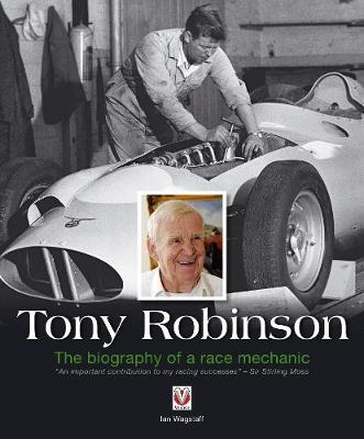 Book cover for Tony Robinson – The biography of a race mechanic