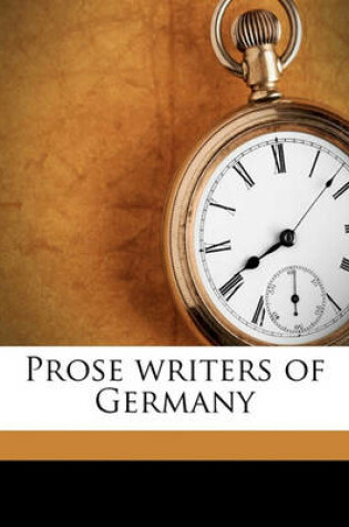Cover of Prose Writers of Germany