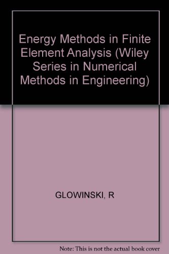 Cover of Energy Methods in Finite Element Analysis