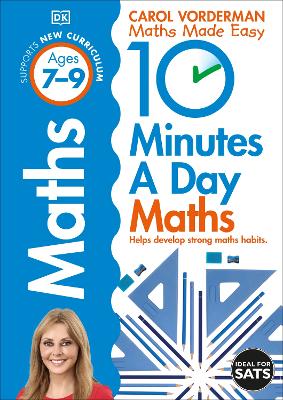 Book cover for 10 Minutes A Day Maths, Ages 7-9 (Key Stage 2)