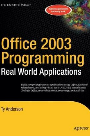 Cover of Office 2003 Programming