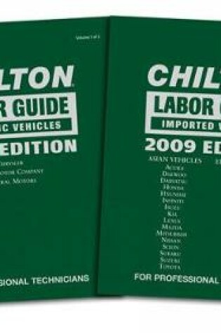 Cover of Chilton 2009 Labor Guide Manuals