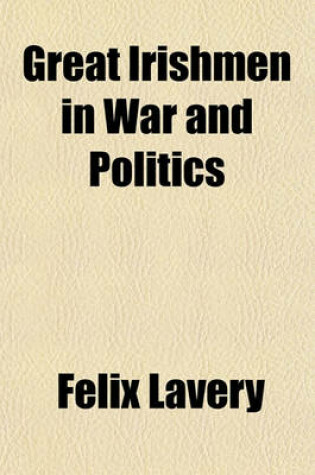 Cover of Great Irishmen in War and Politics