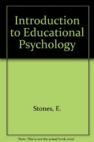 Cover of Introduction to Educational Psychology