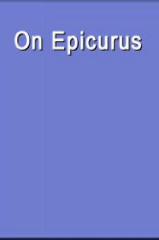 Cover of On Epicurus