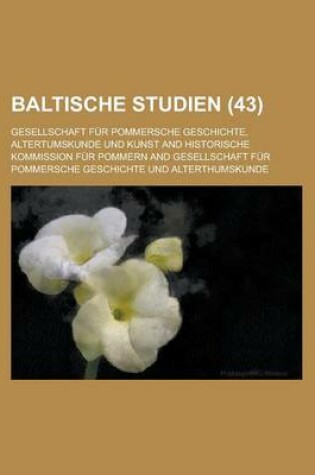 Cover of Baltische Studien (43)