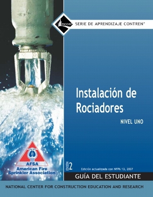 Book cover for Sprinkler Fitter Trainee Guide in Spanish, Level 1