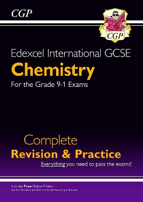 Book cover for Edexcel International GCSE Chemistry Complete Revision & Practice: Includes Online Videos & Quizzes