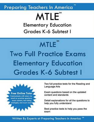 Book cover for Mtle Elementary Education Grades K-6 Subtest I