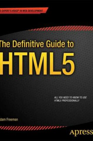 Cover of The Definitive Guide to Html5