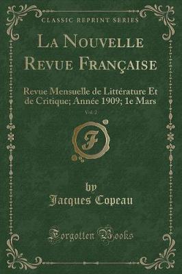 Book cover for La Nouvelle Revue Française, Vol. 2