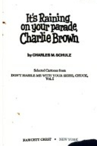 Cover of It's Raining on Your Parade, Charlie Brown