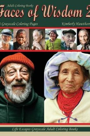 Cover of Adult Coloring Books Faces of Wisdom 2