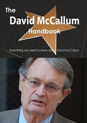 Book cover for The David McCallum Handbook - Everything You Need to Know about David McCallum