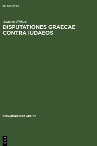 Cover of Disputationes graecae contra ludaeos