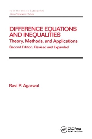 Cover of Difference Equations and  Inequalities