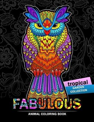 Book cover for Fabulous Animals Coloring Book