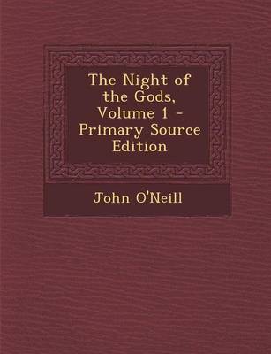 Book cover for The Night of the Gods, Volume 1