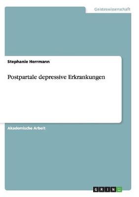 Book cover for Postpartale depressive Erkrankungen