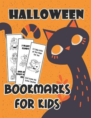 Book cover for Halloween Bookmarks for Kids