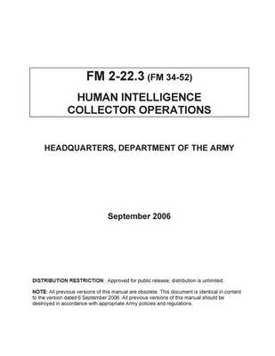 Book cover for Human Intelligence Collector Operations