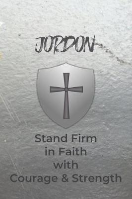 Book cover for Jordan Stand Firm in Faith with Courage & Strength