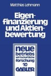 Book cover for Eigenfinanzierung und Aktienbewertung