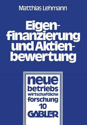 Cover of Eigenfinanzierung und Aktienbewertung