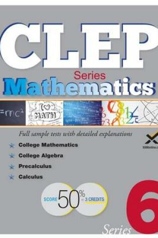 Cover of CLEP Math Series 2017
