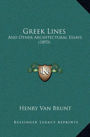 Cover of Greek Lines