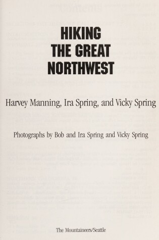 Cover of Hiking the Great North West