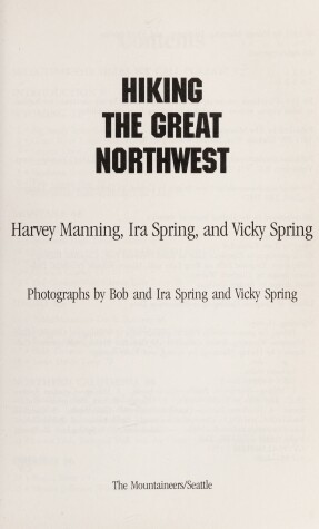 Book cover for Hiking the Great North West